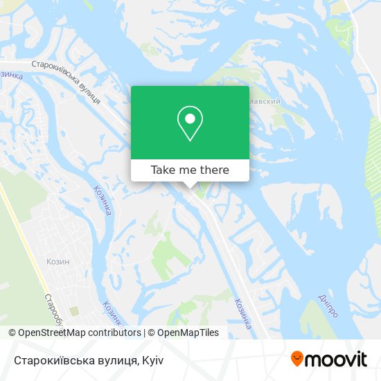 Старокиївська вулиця map