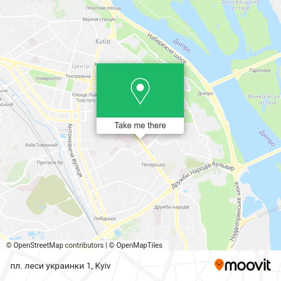 Карта пл. леси украинки 1