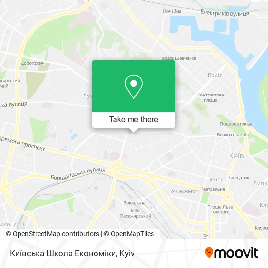 Карта Київська Школа Економіки