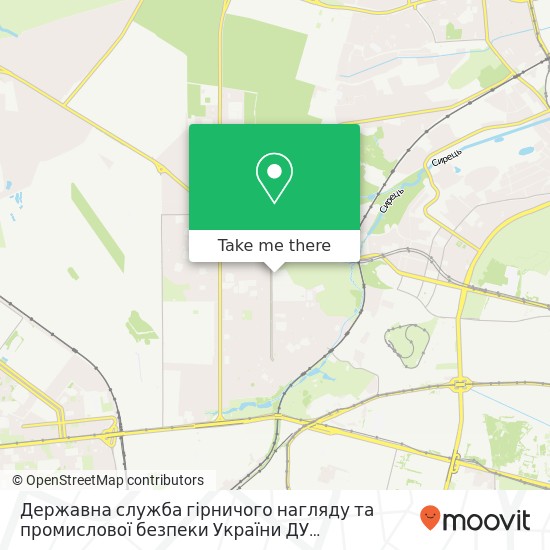 Державна служба гірничого нагляду та промислової безпеки України ДУ «ННДІПБОП» map