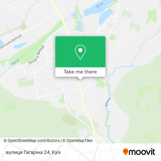 Карта вулиця Гагаріна 24