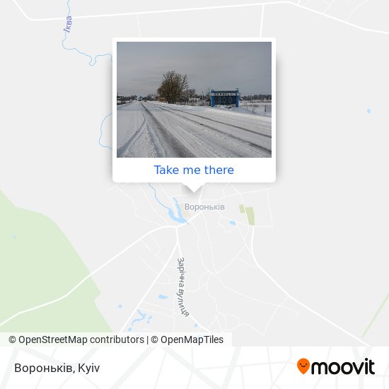 Воронькiв map