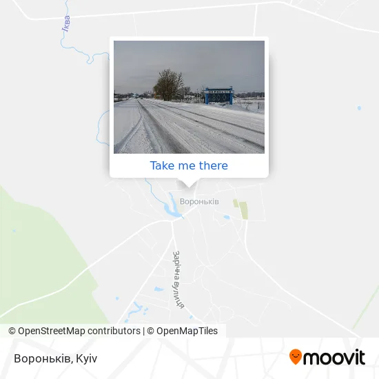 Карта Воронькiв