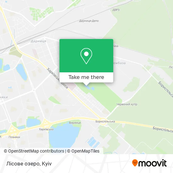 Лісове озеро map