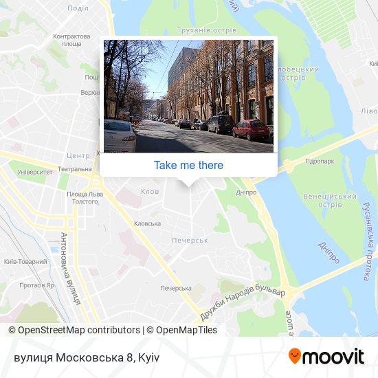 вулиця Московська 8 map