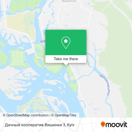 Карта Дачный кооператив Вишенки 3