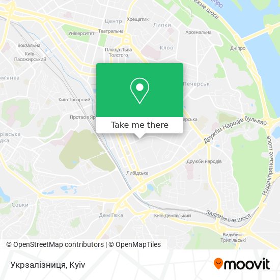 Укрзалiзниця map