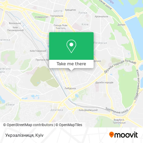 Укрзалiзниця map