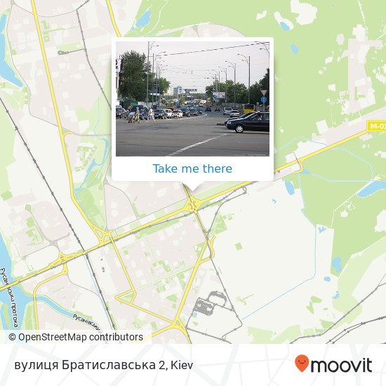 вулиця Братиславська 2 map