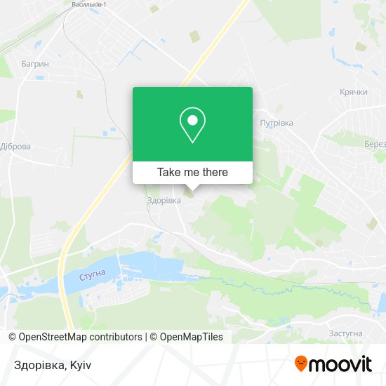 Карта Здорівка