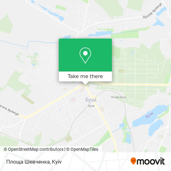 Карта Площа Шевченка