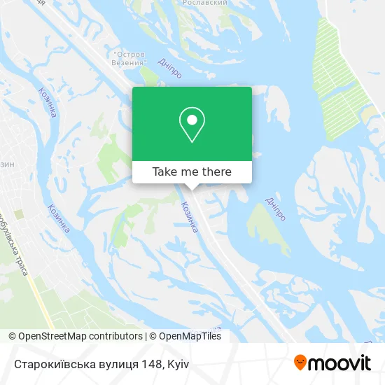 Старокиївська вулиця 148 map