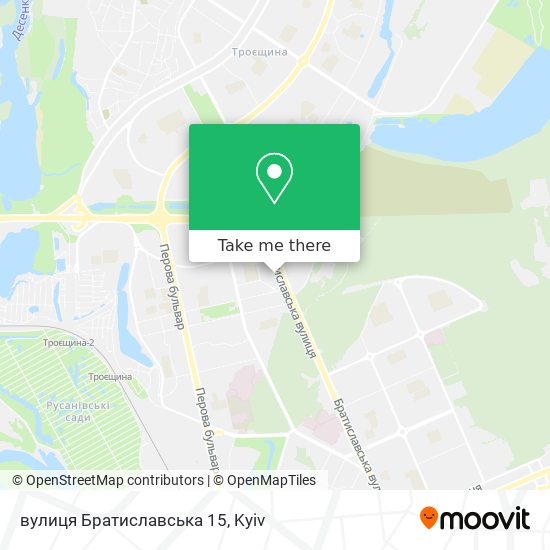 вулиця Братиславська 15 map