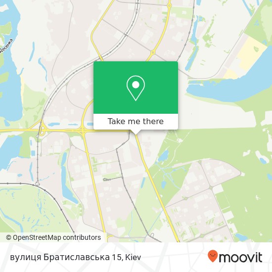 вулиця Братиславська 15 map