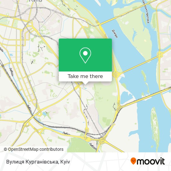 Вулиця Курганівська map