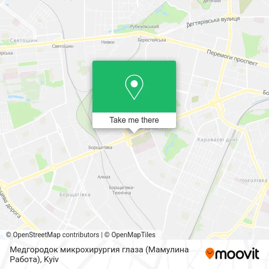 Карта Медгородок микрохирургия глаза (Мамулина Работа)