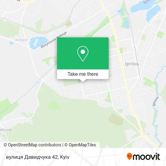 Карта вулиця Давидчука 42