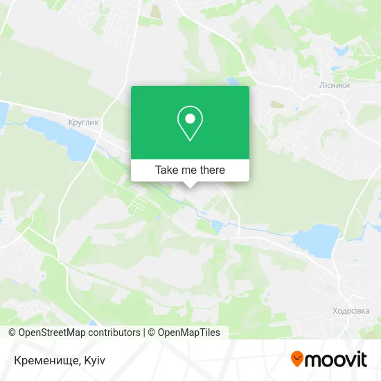 Карта Кременище