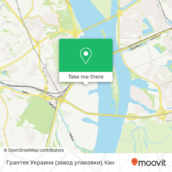Карта Грантек Украина (завод упаковки)
