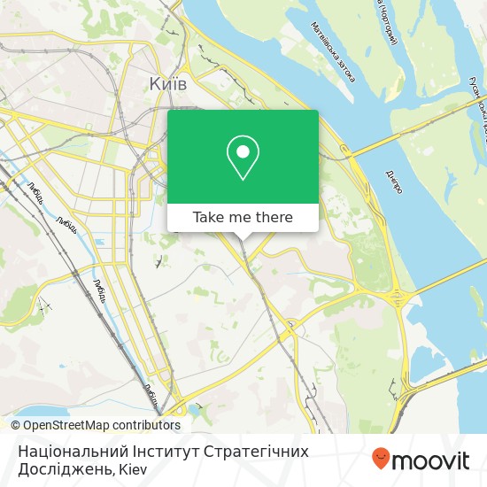 Національний Інститут Стратегічних Досліджень map