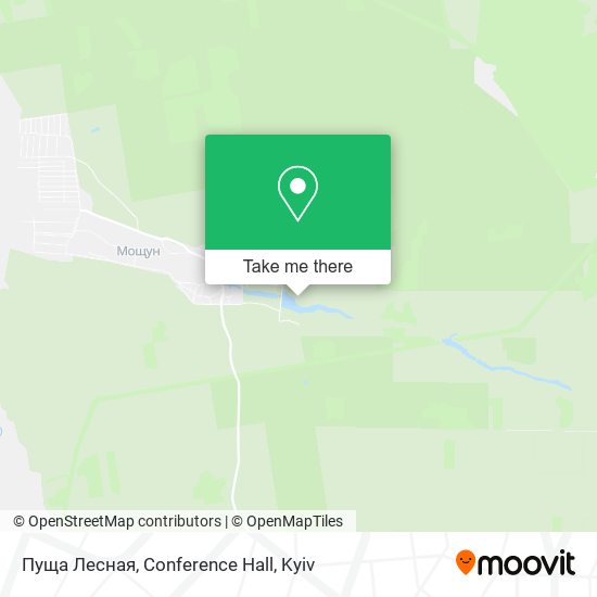 Пуща Лесная, Conference Hall map