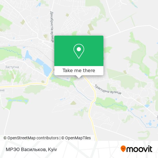 МРЭО Васильков map