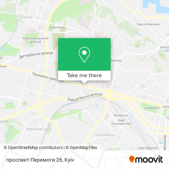 проспект Перемоги 26 map