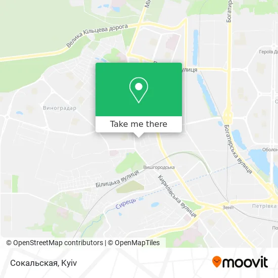 Сокальская map