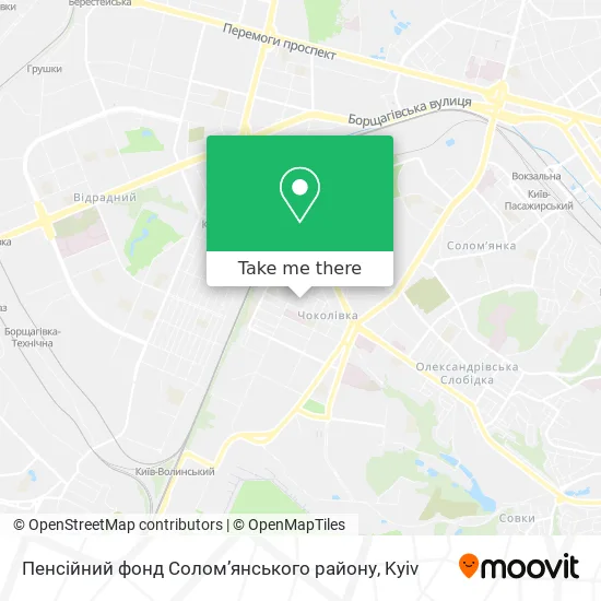 Пенсійний фонд Солом’янського району map