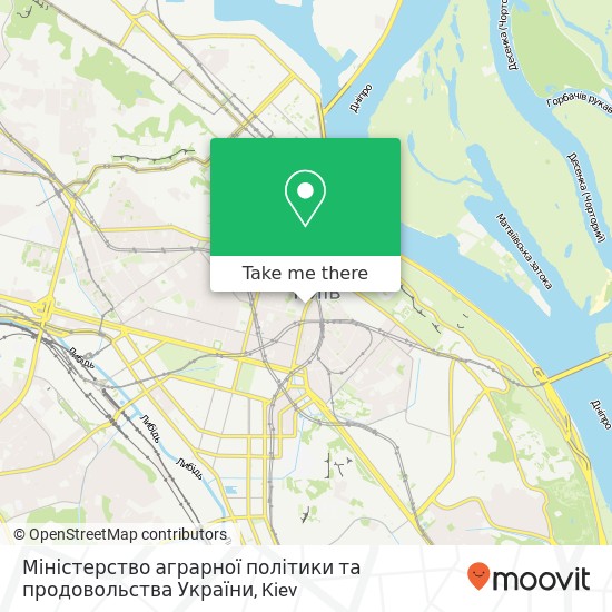 Міністерство аграрної політики та продовольства України map