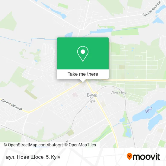 Карта вул. Нове Шосе, 5