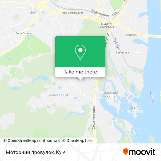 Моторний провулок map