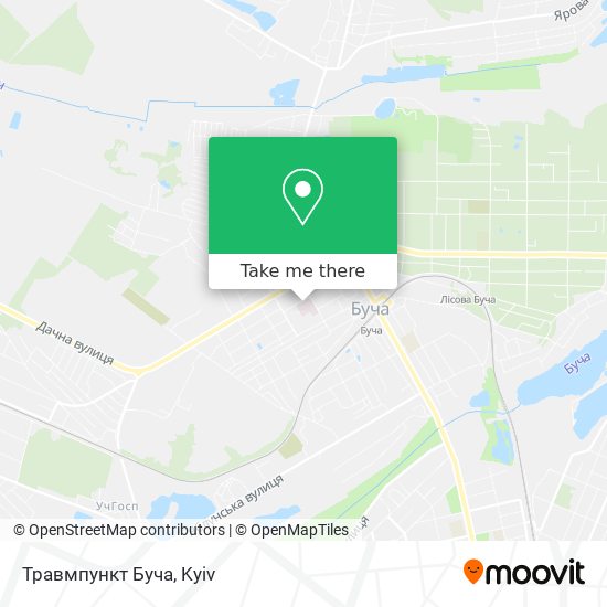 Травмпункт Буча map