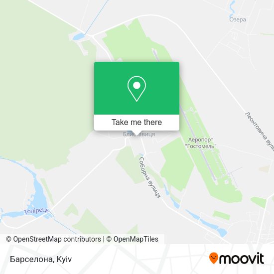 Карта Барселона