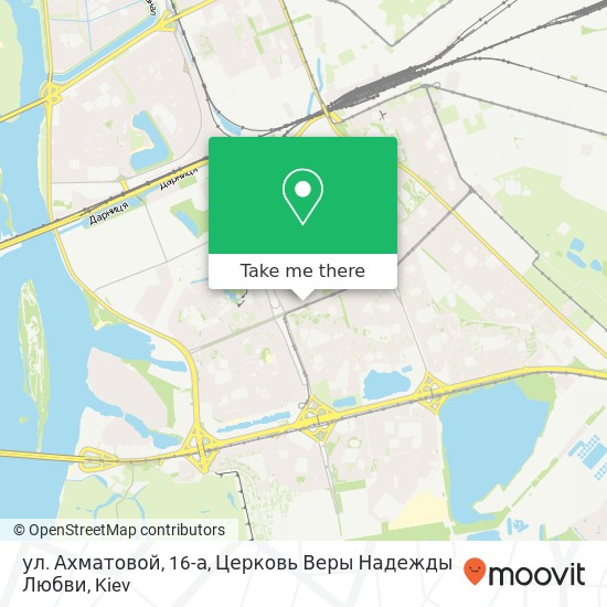 ул. Ахматовой, 16-а, Церковь Веры Надежды Любви map