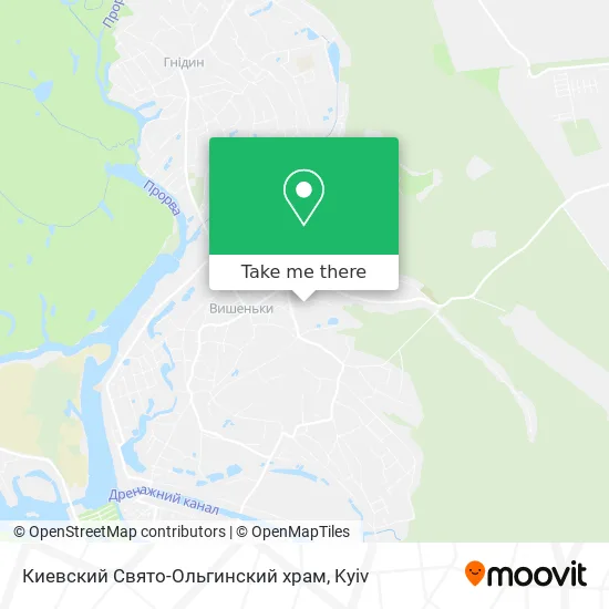 Киевский Свято-Ольгинский храм map