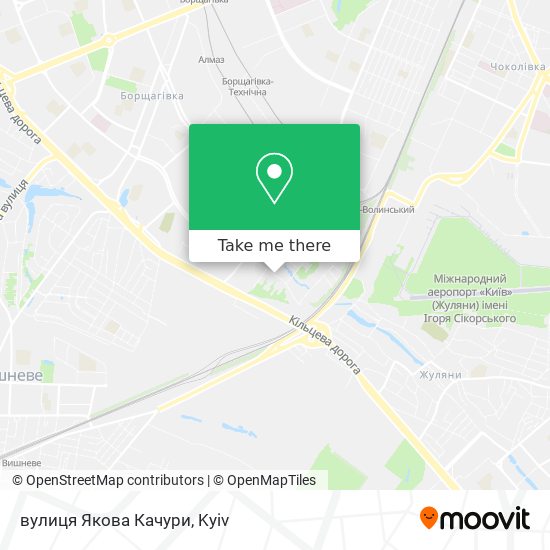 вулиця Якова Качури map