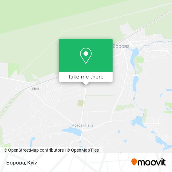 Карта Борова