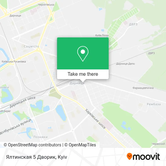 Карта Ялтинская 5 Дворик