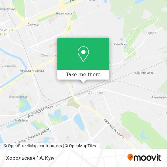 Хорольская 1А map