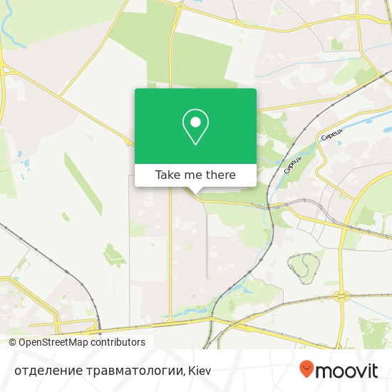 отделение травматологии map