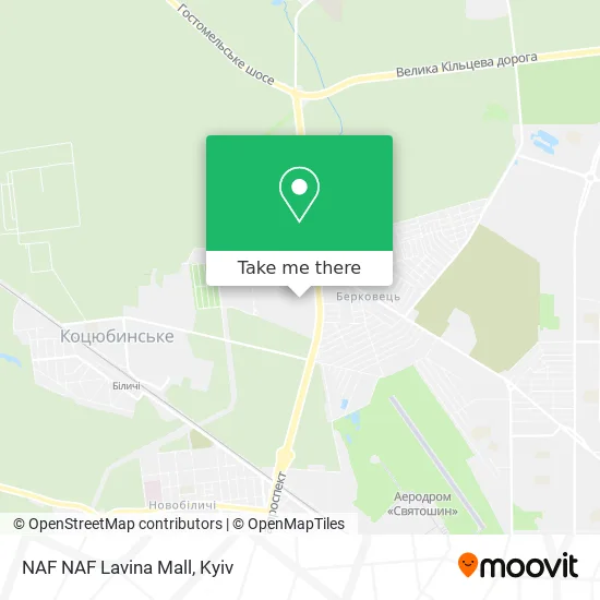 Карта NAF NAF Lavina Mall