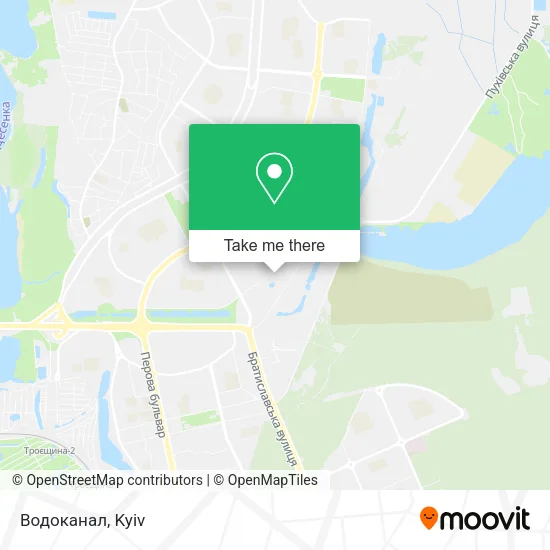 Карта Водоканал