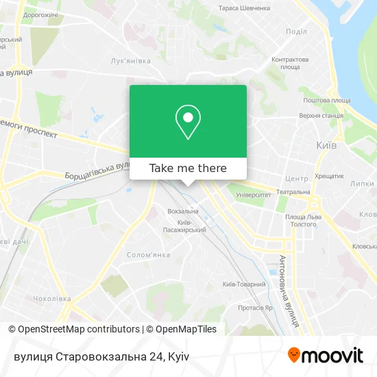 вулиця Старовокзальна 24 map