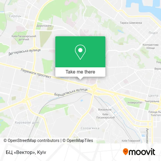 Карта БЦ «Вектор»