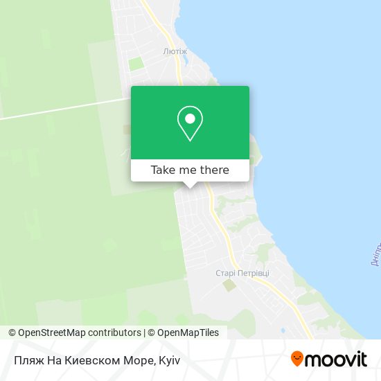 Карта Пляж На Киевском Море