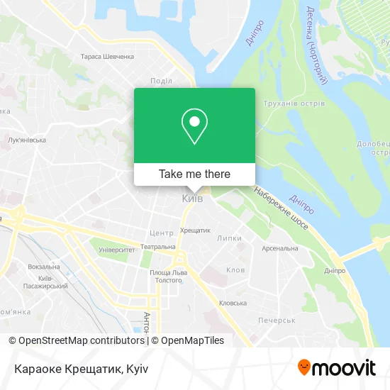 Караоке Крещатик map