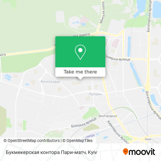 Букмекерская контора Пари-матч map