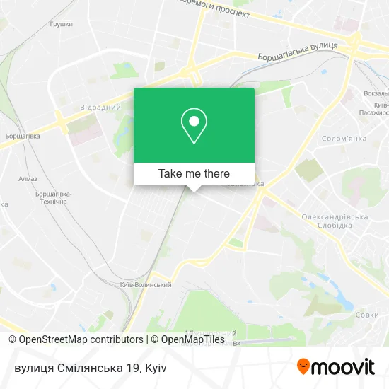 вулиця Смілянська 19 map