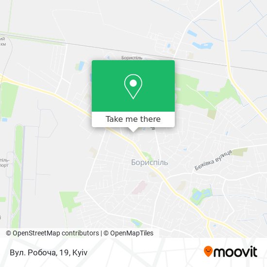 Вул. Робоча, 19 map